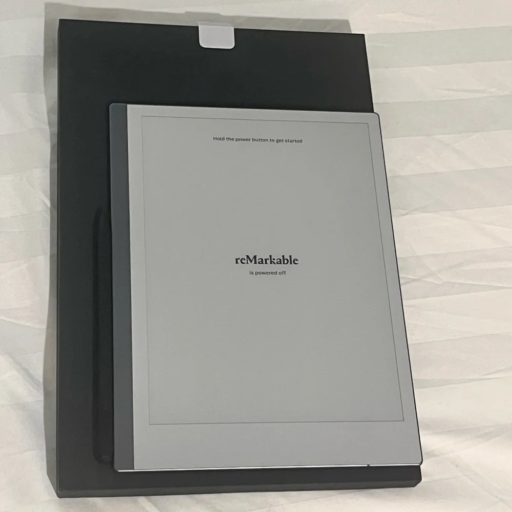 Gray ReMarkable Tablet With Pen